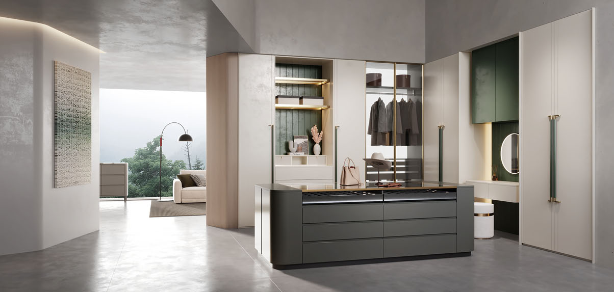 Architectural Vitrine Wardrobe System
